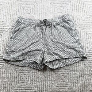 J Crew Seersucker Shorts Womens XS Stripe Linen Summer Resort Preppy AX924